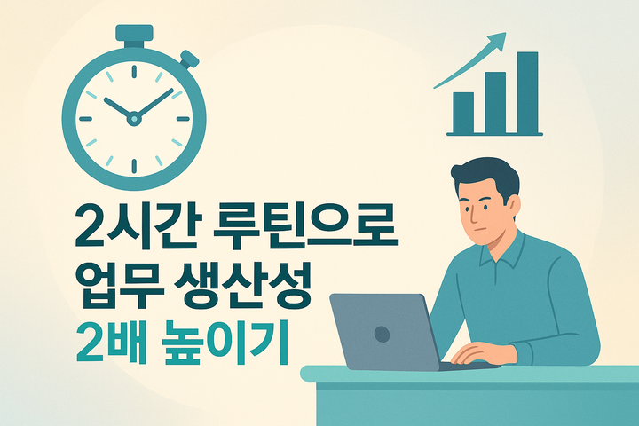 2시간 전의 성찰 - 마무리 루틴으로 2배 성과 내기
